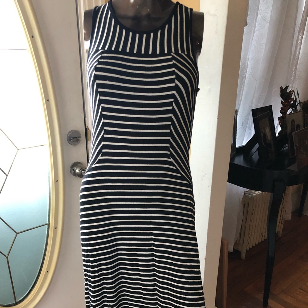 💖Monteau Stripe Maxi Dress